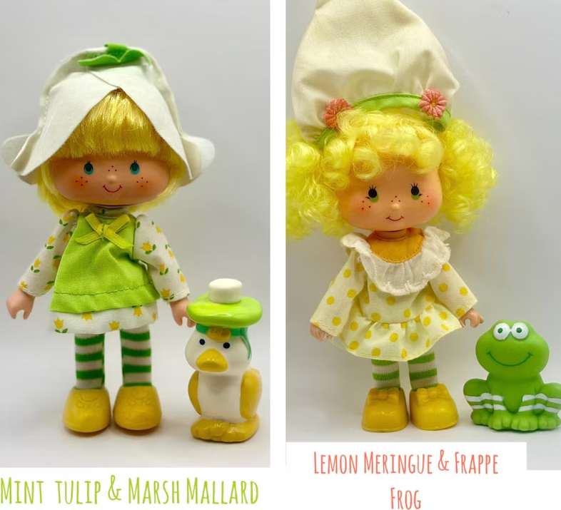 Vintage 1980s Strawberry Shortcake Full Set with Pets – Kenner Dolls Lot – Huckleberry, Blueberry, Cafe Ole + More – Rare HTF