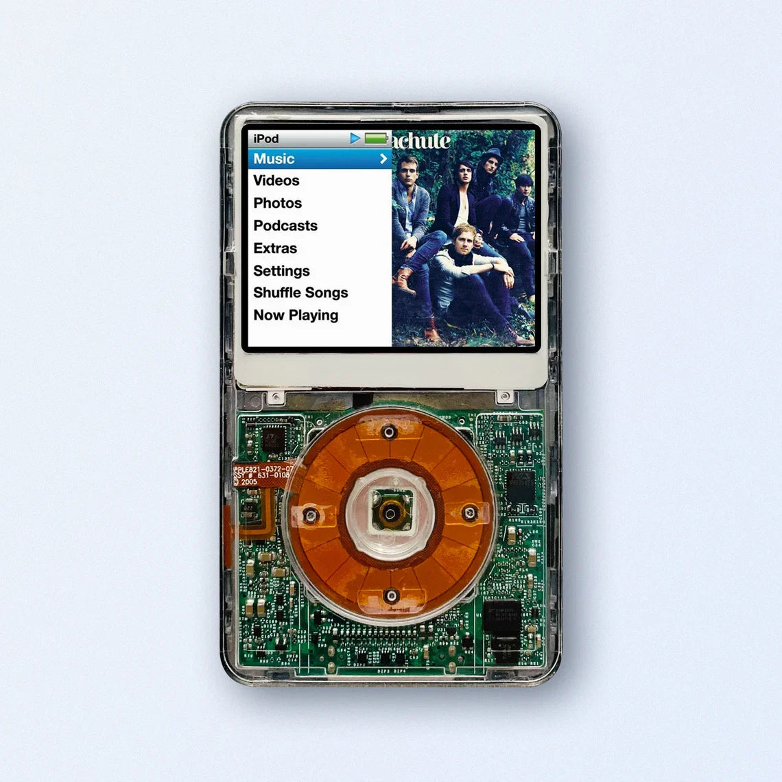 Bluetooth modded iPod Video 5th  Professionally Upgraded Custom iPod Classic Wolfson Dac Media Player , USB C mod upgrade (2TB SDXC 3000mAh)
