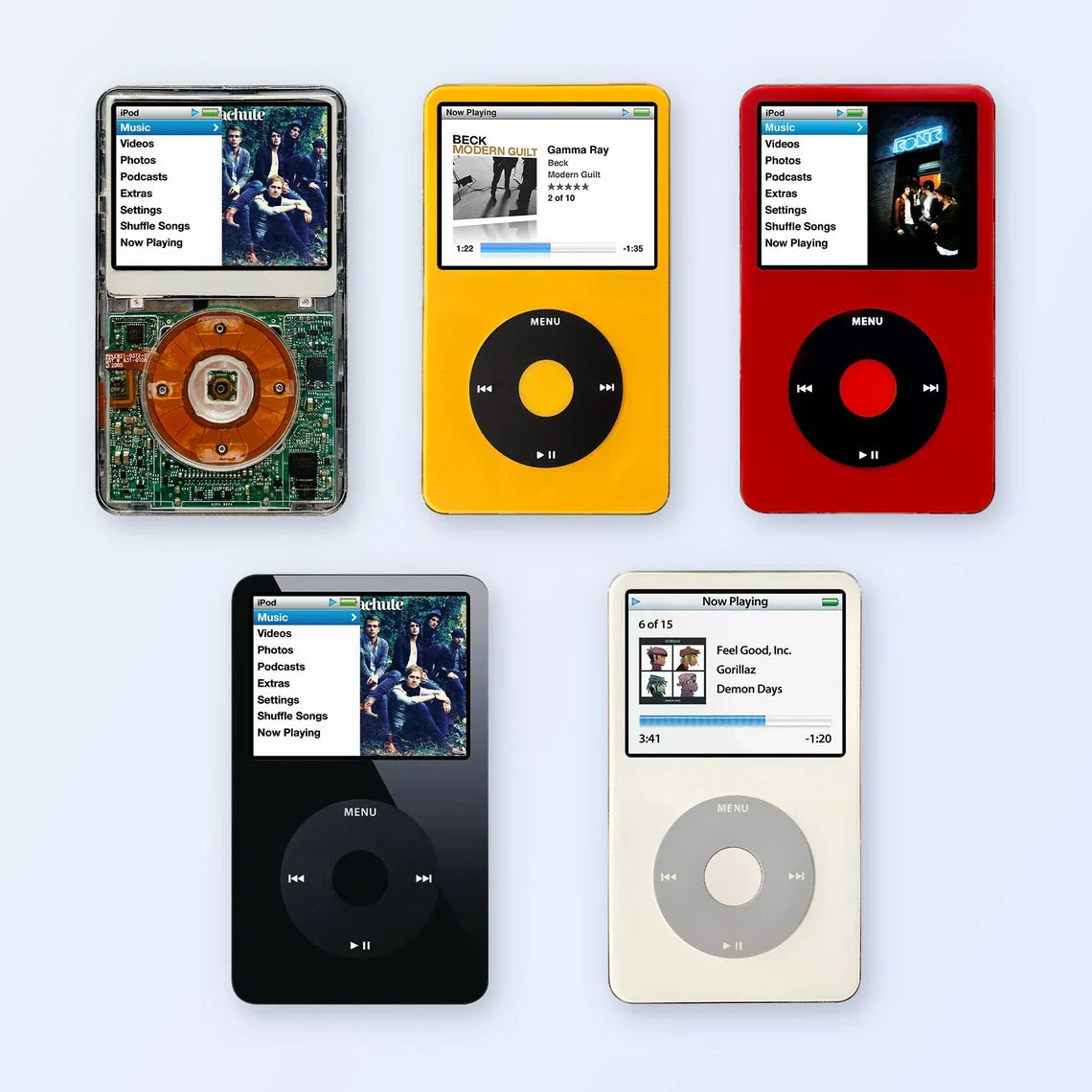 Bluetooth modded iPod Video 5th  Professionally Upgraded Custom iPod Classic Wolfson Dac Media Player , USB C mod upgrade (2TB SDXC 3000mAh)