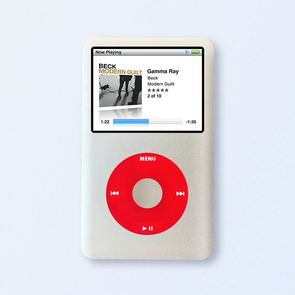 Apple iPod Classic 7th Gen SIlver Upgraded with SDXC Card, Custom Media Player , USB C mod upgrade (2TB 3000 mAh)