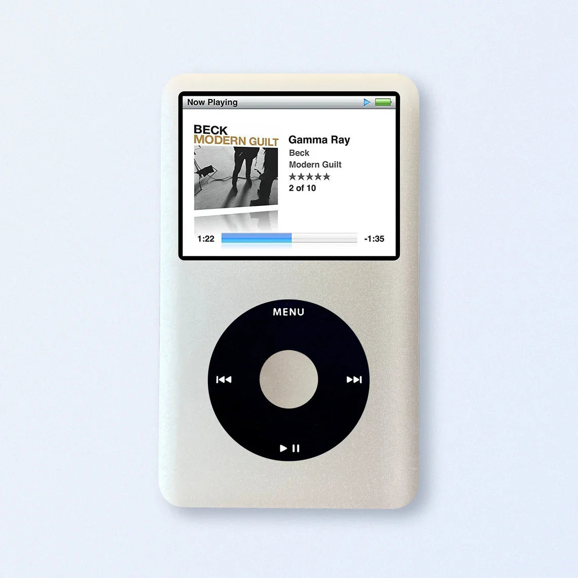 Apple iPod Classic 7th Gen SIlver Upgraded with SDXC Card, Custom Media Player , USB C mod upgrade (2TB 3000 mAh)