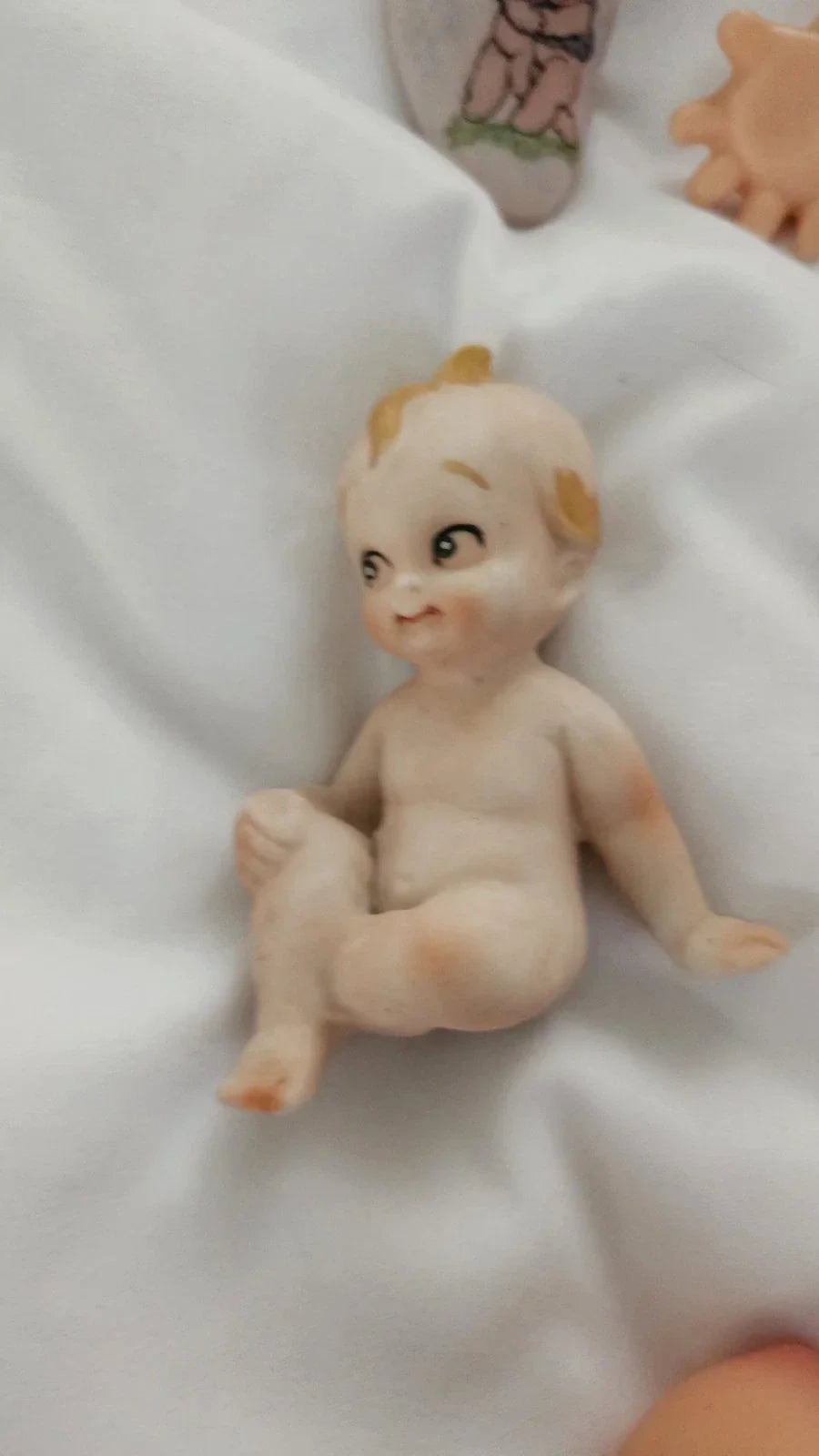 LOT 8 Vintage Kewpie Dolls Plus Large Decorative Shoe. Rare Japanese Bisque!