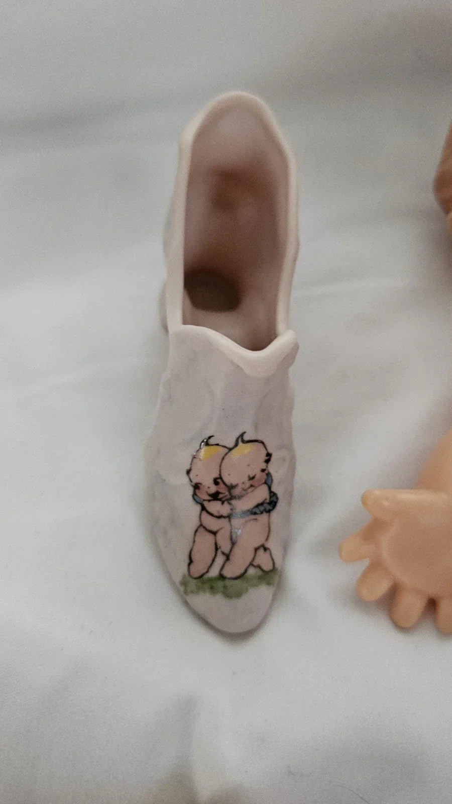 LOT 8 Vintage Kewpie Dolls Plus Large Decorative Shoe. Rare Japanese Bisque!